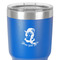 Witches On Halloween 30 oz Stainless Steel Ringneck Tumbler - Blue - Close Up