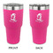 Witches On Halloween 30 oz Stainless Steel Ringneck Tumblers - Pink - Double Sided - APPROVAL