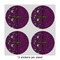 Witches On Halloween 4" Multipurpose Round Labels - Sheet