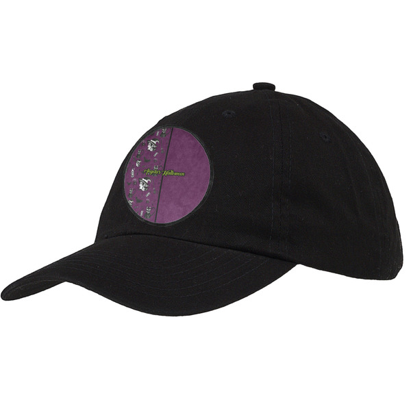 Custom Witches On Halloween Baseball Cap - Black (Personalized)