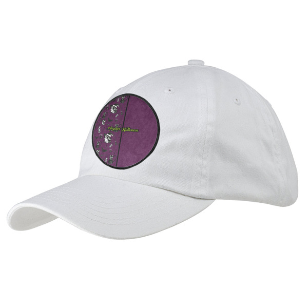 Custom Witches On Halloween Baseball Cap - White (Personalized)