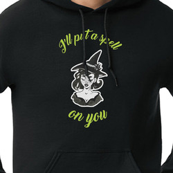 Witches On Halloween Hoodie - Black - 3XL (Personalized)
