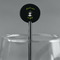 Witches On Halloween Black Plastic 5.5" Stir Stick - Round - Main