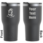 Witches On Halloween RTIC Tumbler - Black - Engraved Front & Back (Personalized)