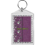 Witches On Halloween Bling Keychain (Personalized)