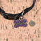 Witches On Halloween Bone Shaped Dog ID Tag - Small - In Context