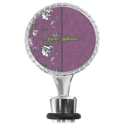 Witches On Halloween Wine Bottle Stopper (Personalized)