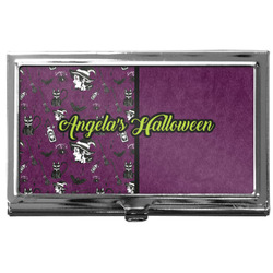 Witches On Halloween Business Card Case