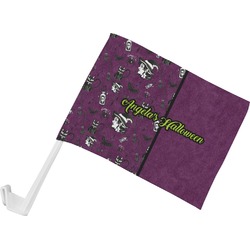 Witches On Halloween Car Flag - Small w/ Name or Text