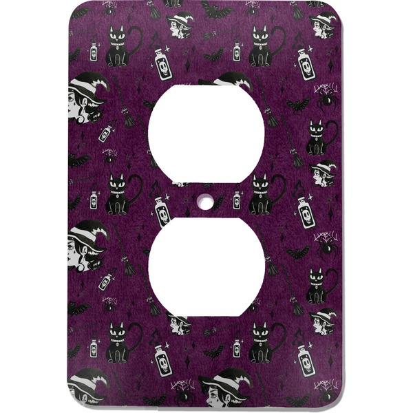 Custom Witches On Halloween Electric Outlet Plate