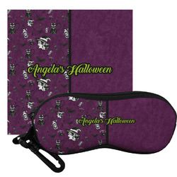 Witches On Halloween Eyeglass Case & Cloth (Personalized)