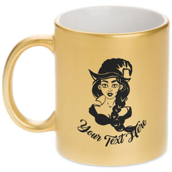 Witches On Halloween Metallic Mug (Personalized)