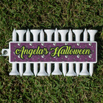 Witches On Halloween Golf Tees & Ball Markers Set (Personalized)