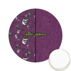 Witches On Halloween Printed Cookie Topper - 2.15" (Personalized)