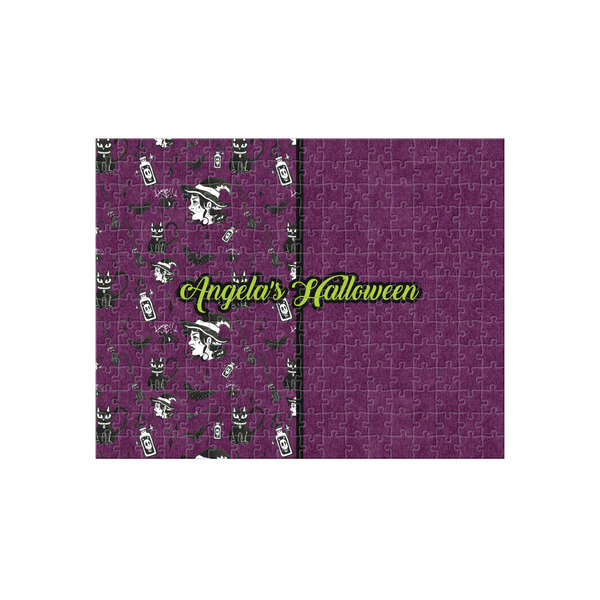 Custom Witches On Halloween 252 pc Jigsaw Puzzle (Personalized)