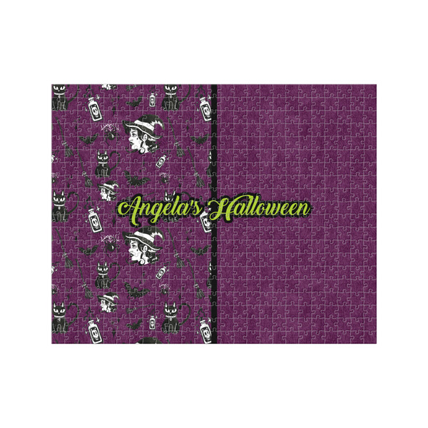 Custom Witches On Halloween 500 pc Jigsaw Puzzle (Personalized)