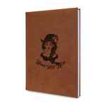 Witches On Halloween Leather Sketchbook - Small - Single Sided (Personalized)