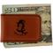 Witches On Halloween Leatherette Magnetic Money Clip - Single Sided (Personalized)