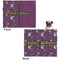 Witches On Halloween Microfleece Dog Blanket - Large- Front & Back