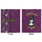 Witches On Halloween Minky Blanket - 50"x60" - Double Sided - Front & Back