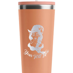 Witches On Halloween RTIC Everyday Tumbler with Straw - 28oz - Peach - Single-Sided (Personalized)