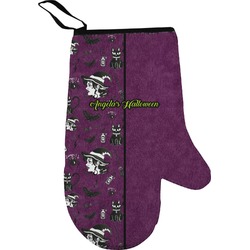 Witches On Halloween Oven Mitt (Personalized)