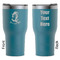 Witches On Halloween RTIC Tumbler - Dark Teal - Double Sided - Front & Back