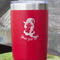 Witches On Halloween Red Polar Camel Tumbler - 20oz - Close Up