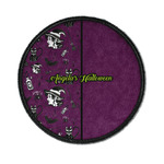 Witches On Halloween Iron On Round Patch w/ Name or Text