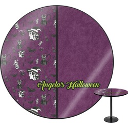 Witches On Halloween Round Table (Personalized)