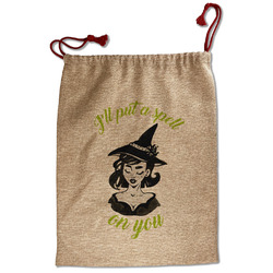 Witches On Halloween Santa Sack - Front (Personalized)