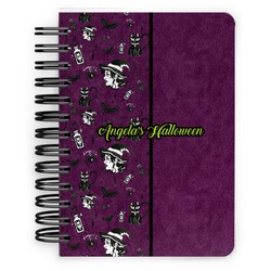 Witches On Halloween Spiral Notebook - 5x7 w/ Name or Text