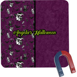 Witches On Halloween Square Fridge Magnet (Personalized)