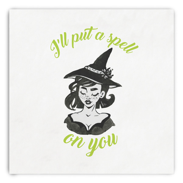 Custom Witches On Halloween Paper Dinner Napkins (Personalized)