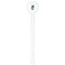 Witches On Halloween White Plastic 7" Stir Stick - Round - Single Stick