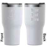 Witches On Halloween RTIC Tumbler - White - Engraved Front & Back (Personalized)