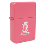 Witches On Halloween Windproof Lighter - Pink - Double Sided (Personalized)