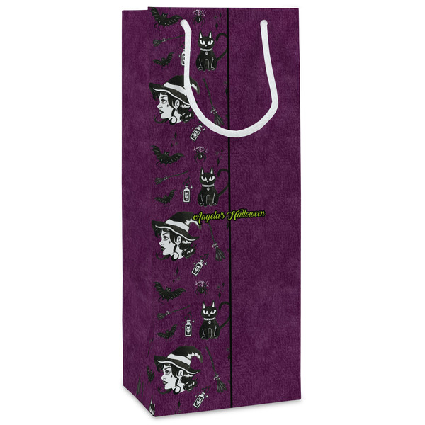 Custom Witches On Halloween Wine Gift Bags (Personalized)