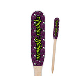 Witches On Halloween Paddle Wooden Food Picks - Single Sided (Personalized)