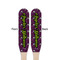 Witches On Halloween Wooden Food Pick - Paddle - Double Sided - Front & Back