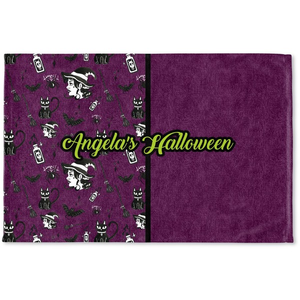 Custom Witches On Halloween Woven Mat (Personalized)