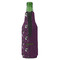 Witches On Halloween Zipper Bottle Cooler - BACK (bottle)