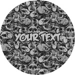 Skulls Multipurpose Round Labels - Custom Sized (Personalized)