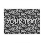 Skulls 4' x 6' Indoor Area Rug (Personalized)