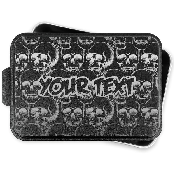 Custom Skulls Aluminum Baking Pan with Lid (Personalized)