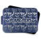 Skulls Aluminum Baking Pan - Navy Lid - FRONT w/lid off