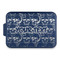 Skulls Aluminum Baking Pan - Navy Lid - FRONT