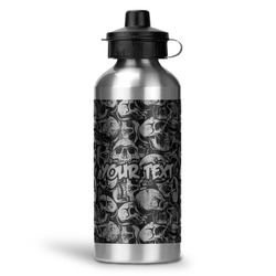 Skulls Water Bottle - Aluminum - 20 oz (Personalized)
