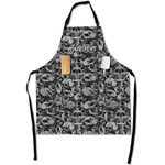 Skulls Apron With Pockets w/ Name or Text