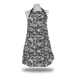 Skulls Apron w/ Name or Text